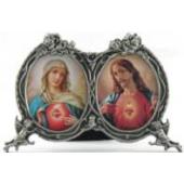 Sacred Heart Immaculate Heart Desk Ornament #2302