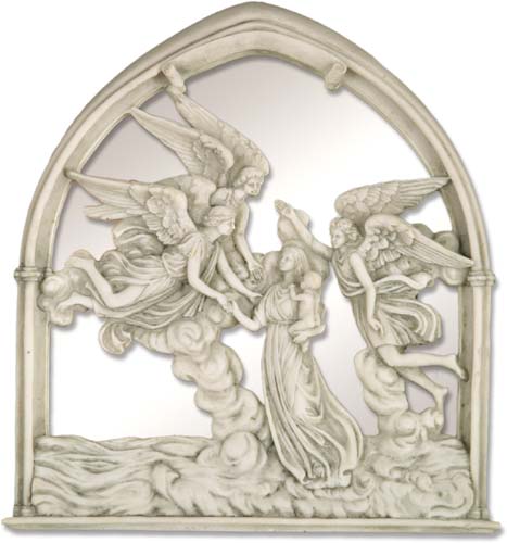 Angels Of The Sea Mirror 10" Statue