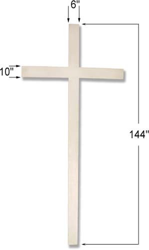 Cross for Corpus 72 Statue