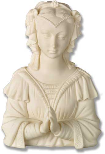 Busto Madonna 7 H Marble Statue