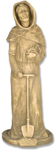 Saint Fiacre 44" Statue