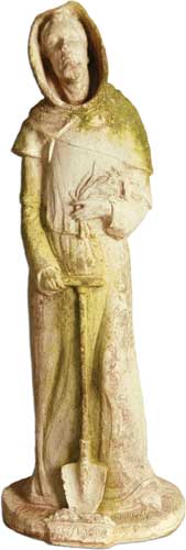 Saint Fiacre 28" Statue