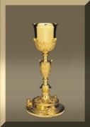 Traditional Baroque Chalice and Paten