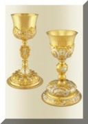 17th Century Baroque Chalice and Paten
